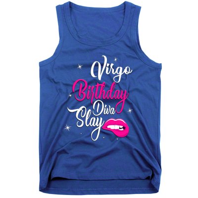 Virgo Zodiac September August Virgo Birthday Diva Slay Cute Gift Tank Top