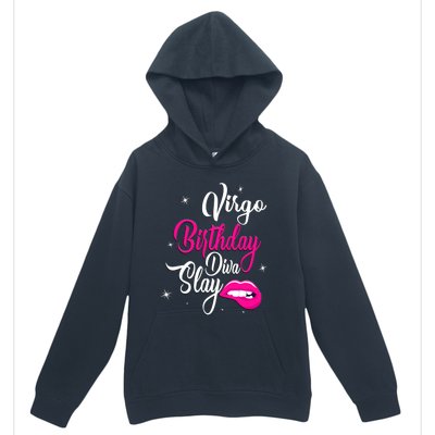 Virgo Zodiac September August Virgo Birthday Diva Slay Cute Gift Urban Pullover Hoodie