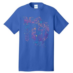 Virgo Zodiac Sign Aesthetic Flower Astrological Astronomy Gift Tall T-Shirt