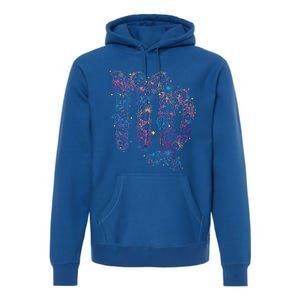 Virgo Zodiac Sign Aesthetic Flower Astrological Astronomy Gift Premium Hoodie