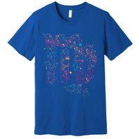 Virgo Zodiac Sign Aesthetic Flower Astrological Astronomy Gift Premium T-Shirt