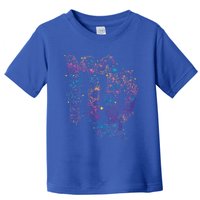 Virgo Zodiac Sign Aesthetic Flower Astrological Astronomy Gift Toddler T-Shirt