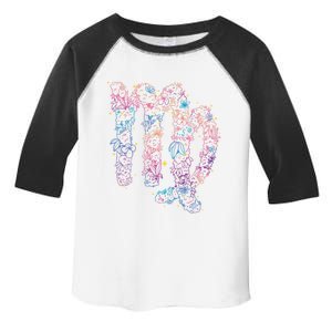 Virgo Zodiac Sign Aesthetic Flower Astrological Astronomy Gift Toddler Fine Jersey T-Shirt