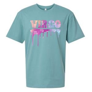 Virgo Zodiac Sign African American Virgo Astrology Gift Sueded Cloud Jersey T-Shirt