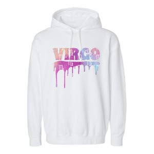 Virgo Zodiac Sign African American Virgo Astrology Gift Garment-Dyed Fleece Hoodie