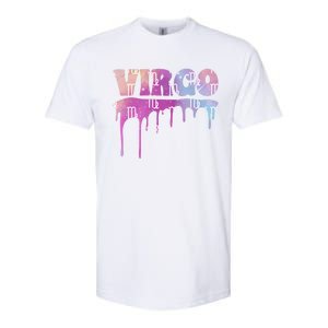 Virgo Zodiac Sign African American Virgo Astrology Gift Softstyle CVC T-Shirt