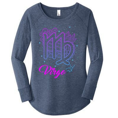 Virgo Zodiac Sign Astrology August September Birthday Virgo Cool Gift Women's Perfect Tri Tunic Long Sleeve Shirt