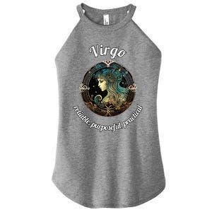 Virgo Zodiac Sign Astronomy Great Gift Women's Perfect Tri Rocker Tank