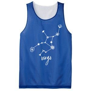 Virgo Zodiac Sign August September Birthday Floral Gift Mesh Reversible Basketball Jersey Tank