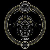 Virgo Zodiac Sign Horoscope Symbol Astrology Astronomy 16 in Basic Backpack
