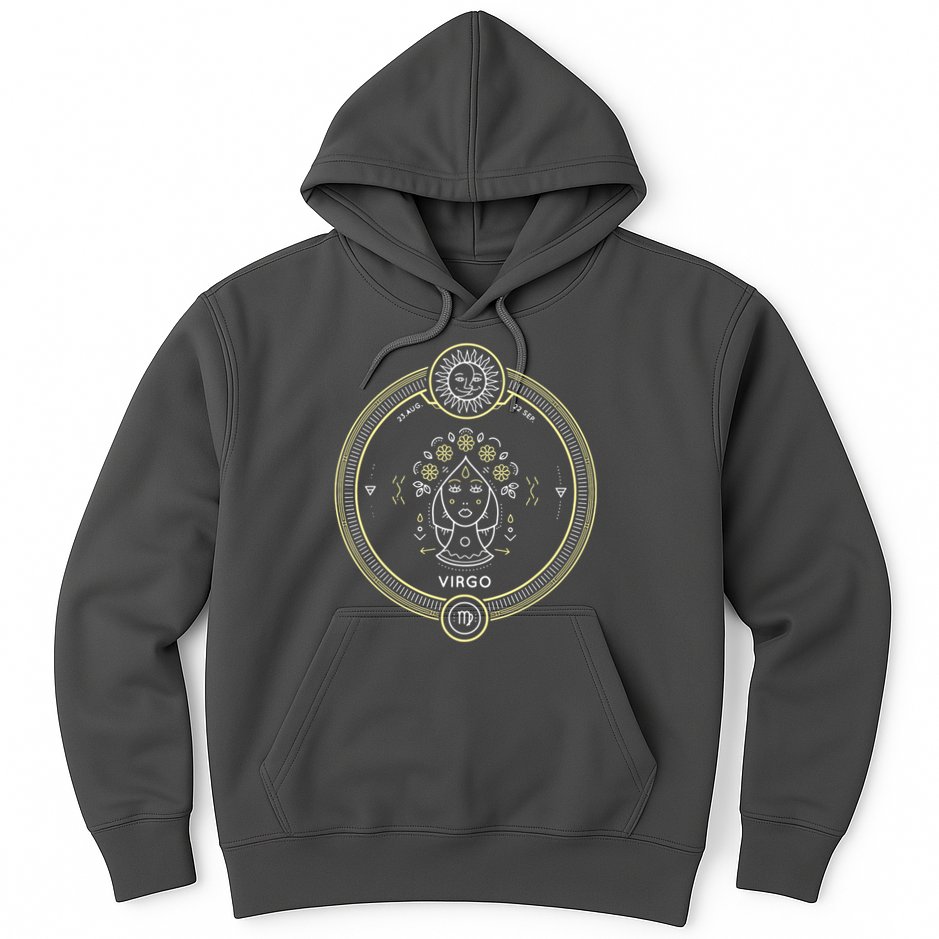 Virgo Zodiac Sign Horoscope Symbol Astrology Astronomy Hoodie