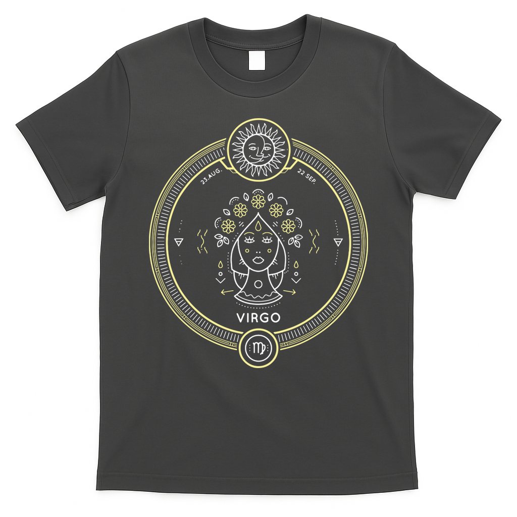 Virgo Zodiac Sign Horoscope Symbol Astrology Astronomy T-Shirt