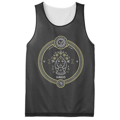Virgo Zodiac Sign Horoscope Symbol Astrology Astronomy Mesh Reversible Basketball Jersey Tank