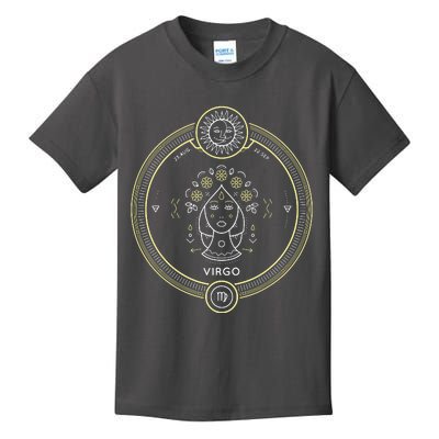 Virgo Zodiac Sign Horoscope Symbol Astrology Astronomy Kids T-Shirt