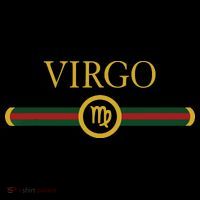 Virgo Zodiac Sep August Birthday Graphic Art Virgo Sign Drawstring Bag