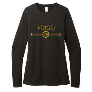 Virgo Zodiac Sep August Birthday Graphic Art Virgo Sign Womens CVC Long Sleeve Shirt