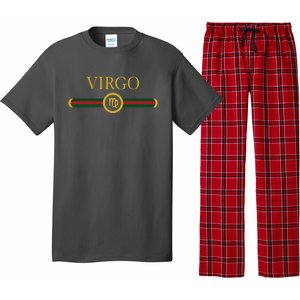 Virgo Zodiac Sep August Birthday Graphic Art Virgo Sign Pajama Set