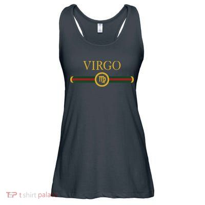Virgo Zodiac Sep August Birthday Graphic Art Virgo Sign Ladies Essential Flowy Tank