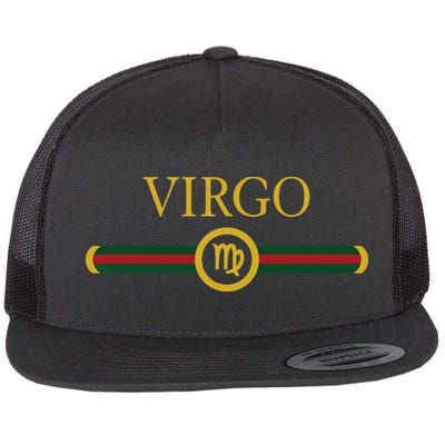 Virgo Zodiac Sep August Birthday Graphic Art Virgo Sign Flatbill Hat