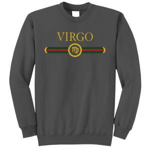 Virgo Zodiac Sep August Birthday Graphic Art Virgo Sign Tall Sweatshirt