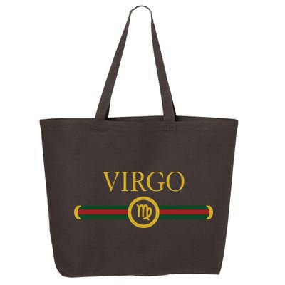 Virgo Zodiac Sep August Birthday Graphic Art Virgo Sign 25L Jumbo Tote