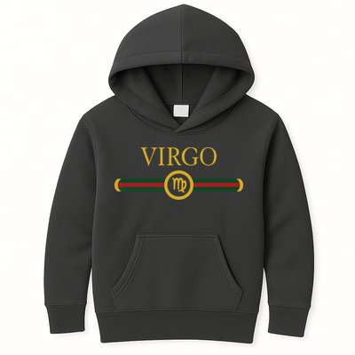 Virgo Zodiac Sep August Birthday Graphic Art Virgo Sign Kids Hoodie