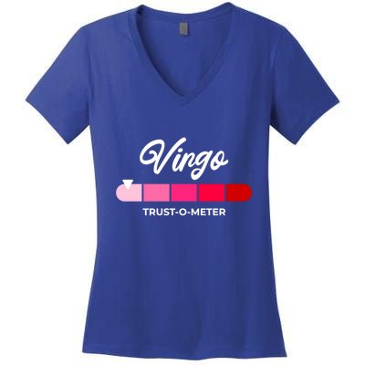 Virgo Zodiac Sign Facts Astrology Funny Astronomy Horoscope Cool Gift Women's V-Neck T-Shirt