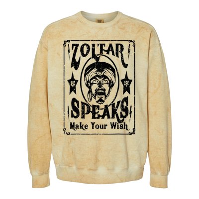 Vintage Zoltar Speaks Make Your Wish Colorblast Crewneck Sweatshirt