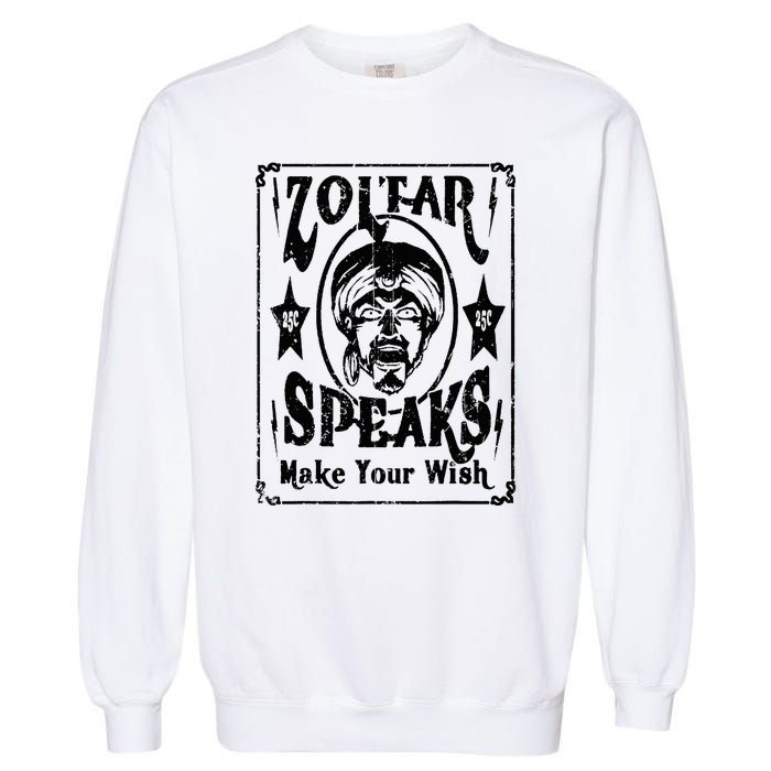 Vintage Zoltar Speaks Make Your Wish Garment-Dyed Sweatshirt