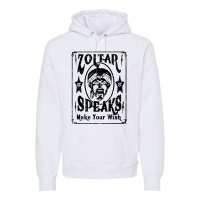 Vintage Zoltar Speaks Make Your Wish Premium Hoodie