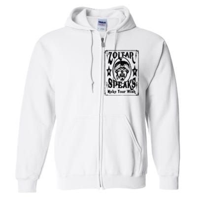 Vintage Zoltar Speaks Make Your Wish Full Zip Hoodie