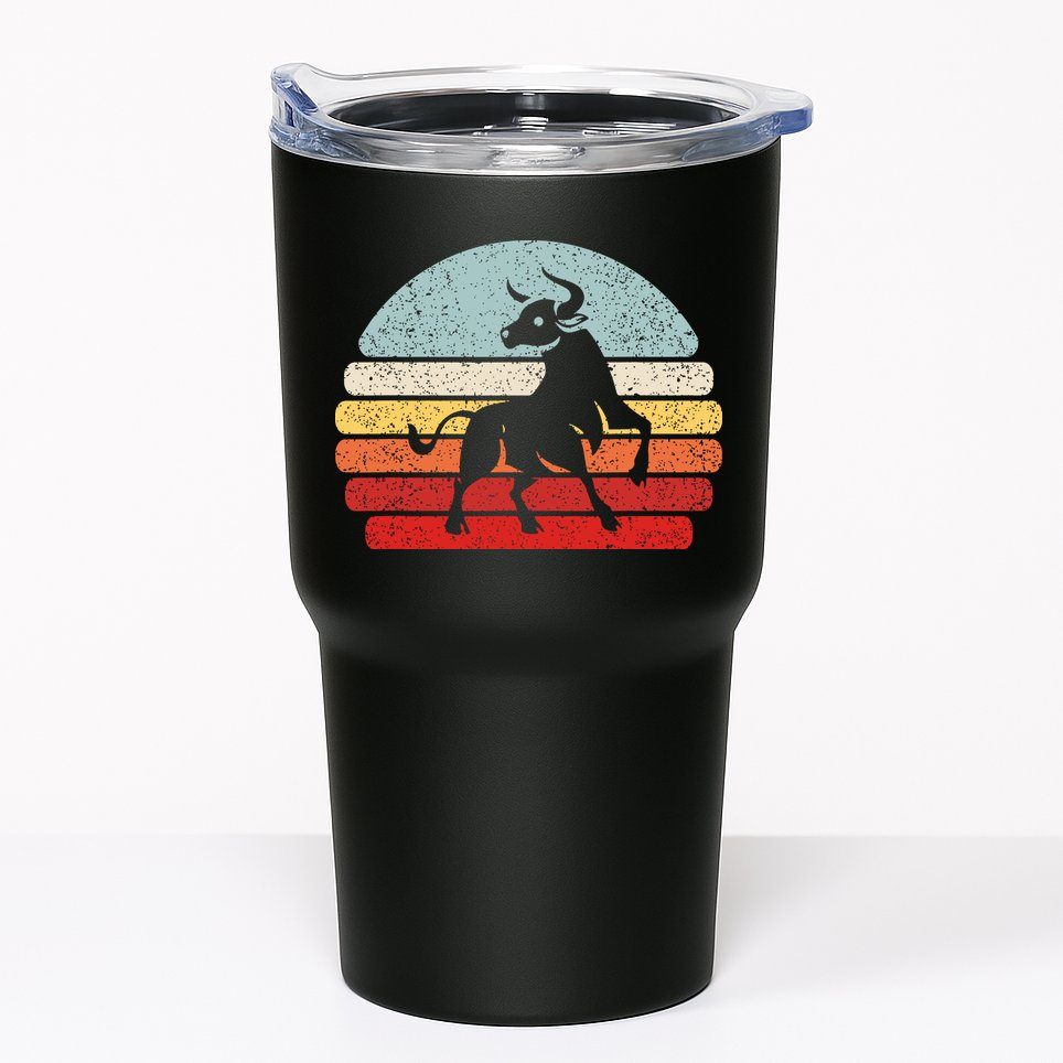 Vintage Zodiac Sign Taurus Tumbler