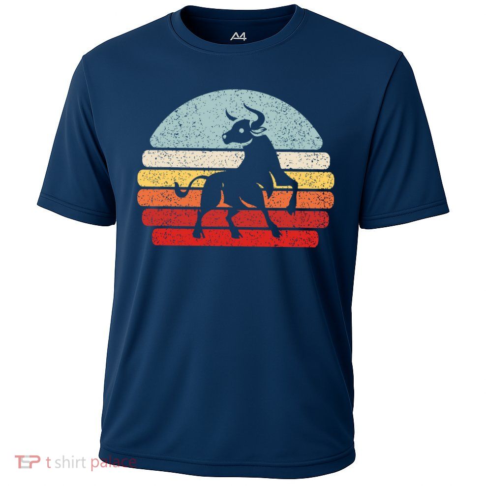 Vintage Zodiac Sign Taurus Performance Shirt