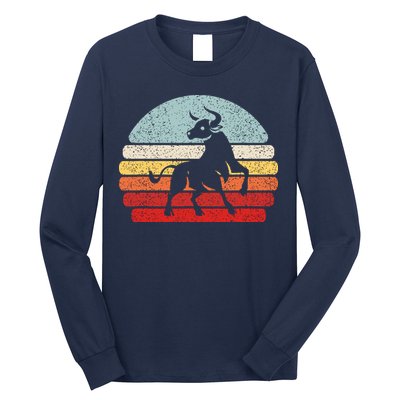 Vintage Zodiac Sign Taurus Long Sleeve Shirt