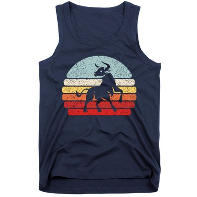 Vintage Zodiac Sign Taurus Tank Top