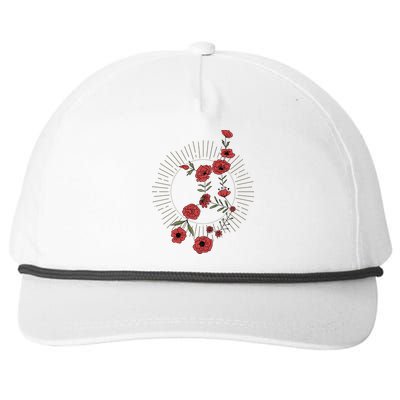 Virgo Zodiac Sign Planet Mercury Floral Stars Cute Gift Snapback Five-Panel Rope Hat