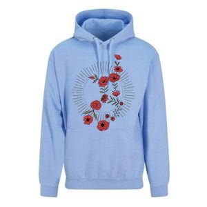 Virgo Zodiac Sign Planet Mercury Floral Stars Cute Gift Unisex Surf Hoodie