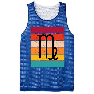 Virgo Zodiac Sign Retro Virgo Astrology Virgo Birthday Gift Mesh Reversible Basketball Jersey Tank