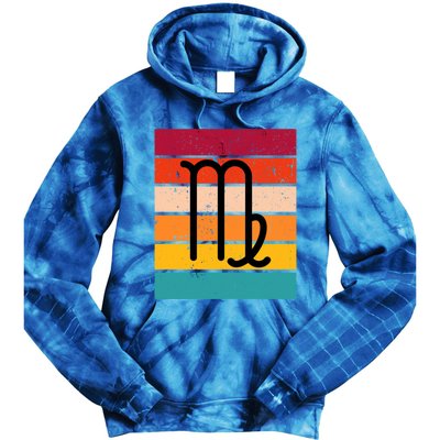 Virgo Zodiac Sign Retro Virgo Astrology Virgo Birthday Gift Tie Dye Hoodie