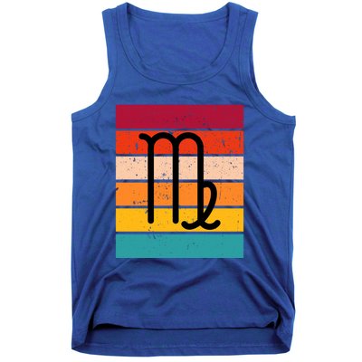 Virgo Zodiac Sign Retro Virgo Astrology Virgo Birthday Gift Tank Top