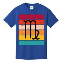 Virgo Zodiac Sign Retro Virgo Astrology Virgo Birthday Gift Kids T-Shirt