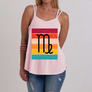 Virgo Zodiac Sign Retro Virgo Astrology Virgo Birthday Gift Women's Strappy Tank