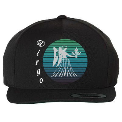 Virgo Zodiac Sign Gift Wool Snapback Cap