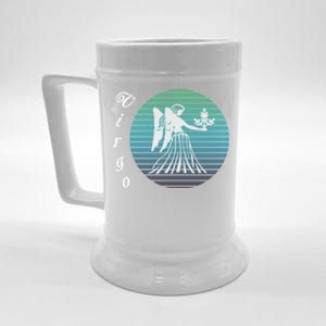 Virgo Zodiac Sign Gift Beer Stein