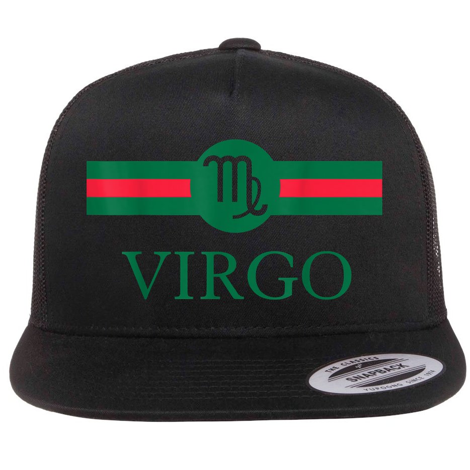 Virgo Zodiac Sign Birthday Funny Flat Bill Trucker Hat