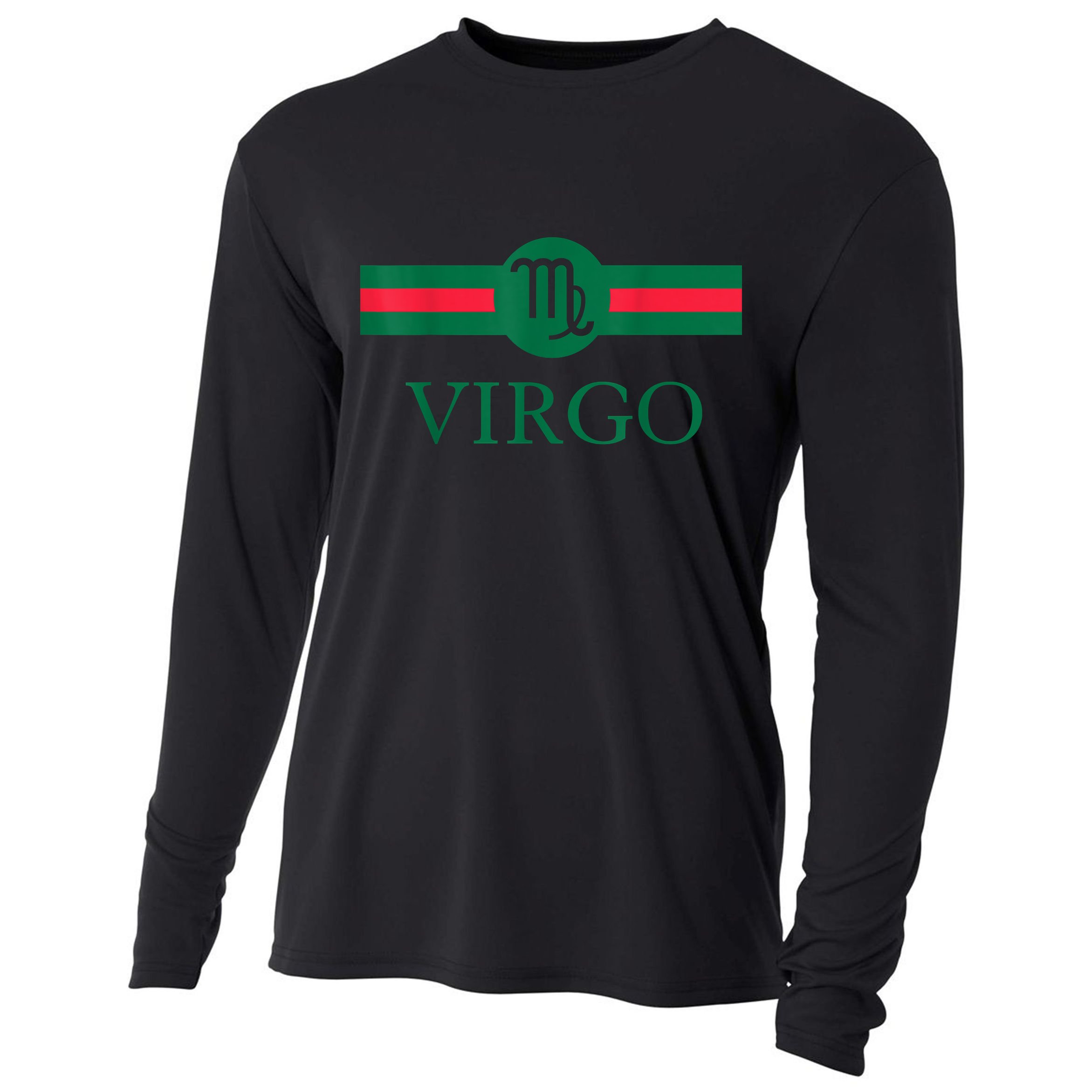 Virgo Zodiac Sign Birthday Funny Cooling Performance Long Sleeve Crew