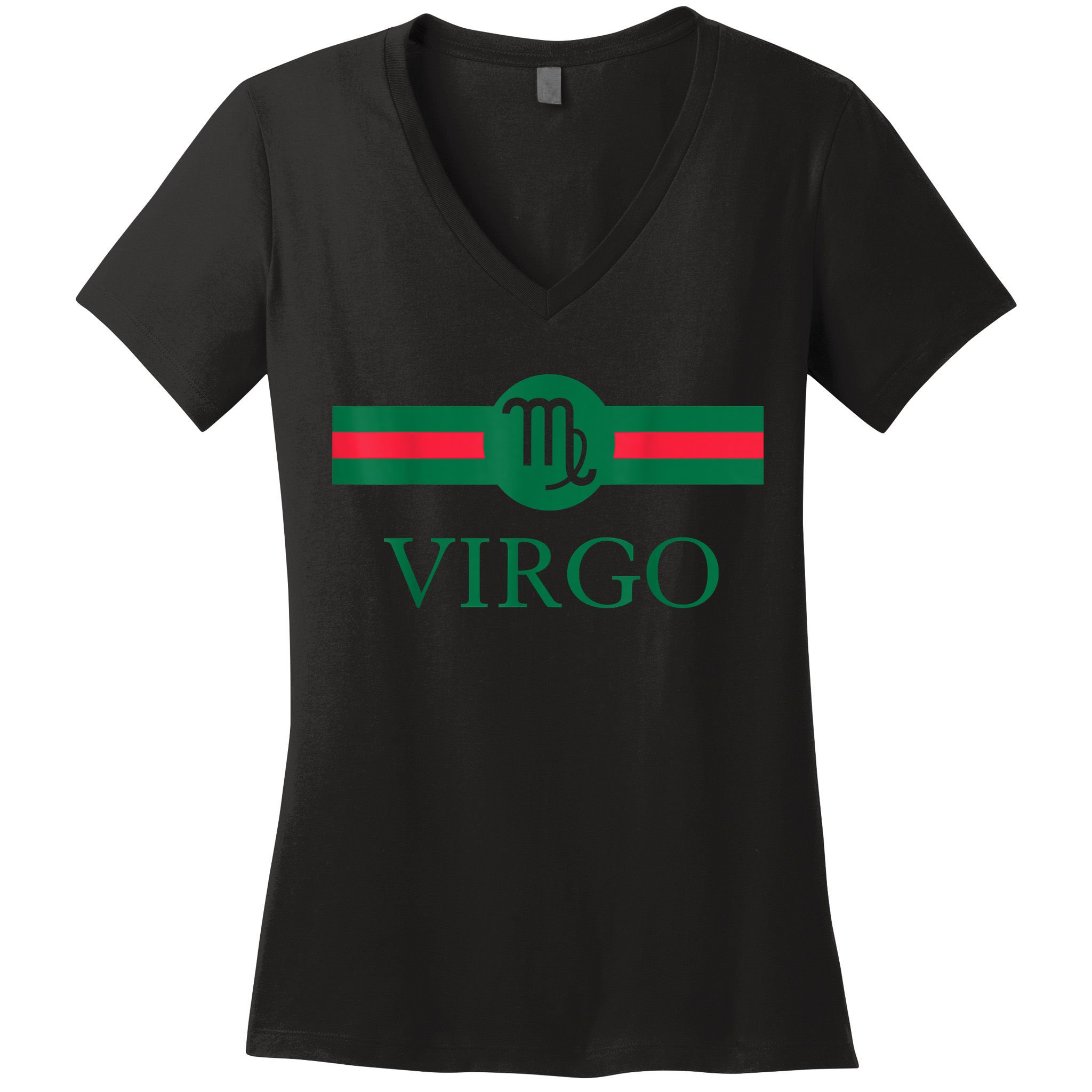Virgo Zodiac Sign Birthday Funny Women's V-Neck T-Shirt