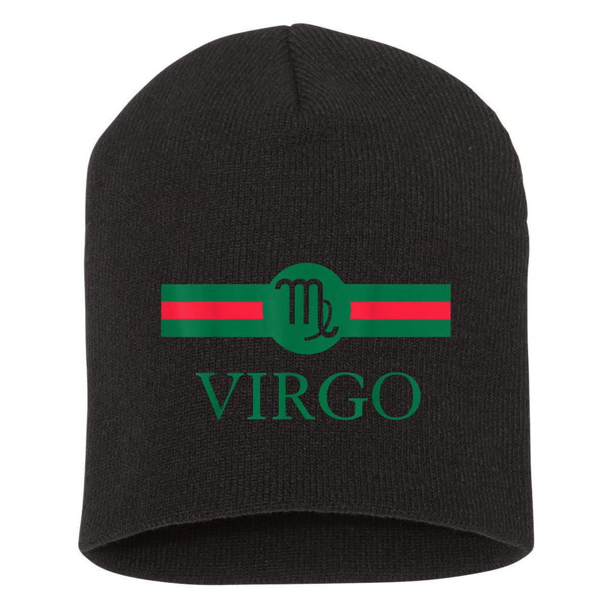 Virgo Zodiac Sign Birthday Funny Short Acrylic Beanie