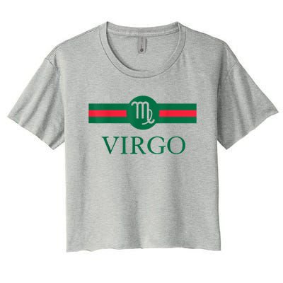 Virgo Zodiac Sign Birthday Funny Women's Crop Top Tee