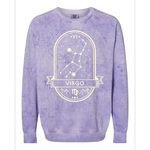 Virgo Zodiac Sign Virgo Constellation Astrology Horoscope Funny Gift Colorblast Crewneck Sweatshirt